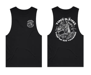 Tin's & Fin's Mens Singlet