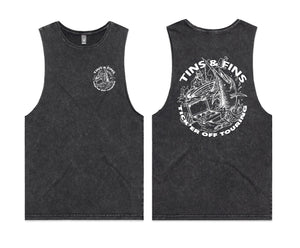 Tin's & Fin's Mens Singlet